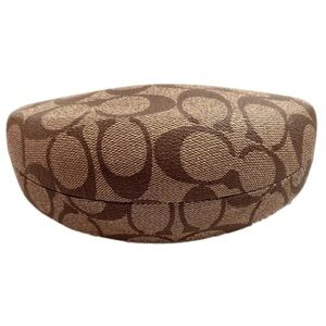 Coach Brown Signature C Sunglasses Clamshell Case